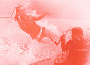 Prallschutzweste Auftriebsweste für Kitesurf, Wakeboard und Wasserski